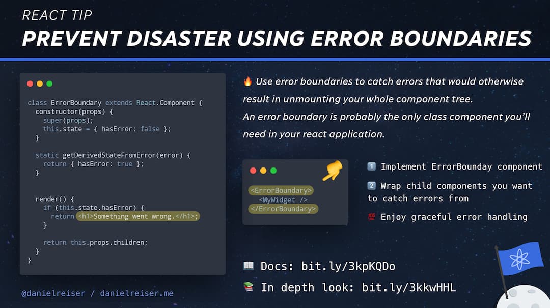 React Tips – Error Boundaries